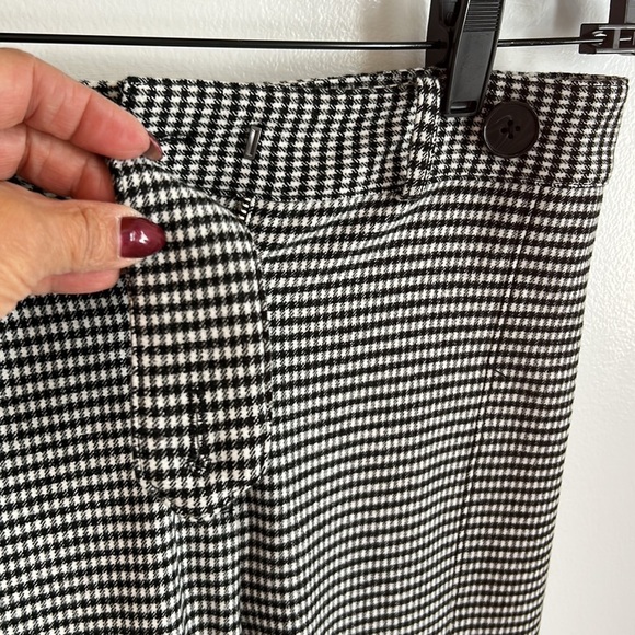 Derek Lam 10 Crosby Houndstooth Crop Flare Pants - Picture 5 of 8